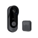 Sonerie video wireless Tuya Smart cu cameră WiFi HD IP65 intercom bidirecțional viziune nocturnă IR pentru casă inteligentă 1