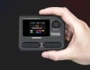 Sonicake Pocket Master Mini QME-10 šedý multiefektový pedál pre gitaru a basgitaru Farebný LCD displej Ovládanie cez aplikáciu Vstavaný zosilňovač 2