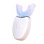 Sonická zubná kefka tvaru U 360 ° Kefka s inteligentnou silikónovou hlavicou IPX7 Vodotesná elektrická zubná kefka s USB nabíjaním 6 x 2,5 x 11 cm 2