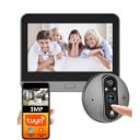 Sonnette vidéo WiFi sans fil 1080P avec caméra, écran tactile de 7", interphone vidéo, carte de 32 Go, plusieurs moniteurs, système de porte 2