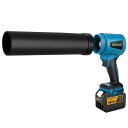 Soplador turbo eléctrico sin escobillas, 300.000 rpm, 400 m/s, 3000 W, Makita, batería de 18 V, 6,0 Ah, cargador, limpiador de coche 3