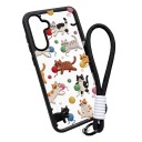 Söpö suojakuori Samsung Galaxy S26 Ultra Ranteenauhoilla Eläinkuvioinen Akryylinen läpinäkyvä puhelimen kuori 1
