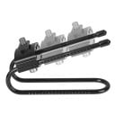 Soporte amortiguador para sillín de bicicleta con suspensión 165 × 85 mm capacidad de 230 kg estructura metálica para un viaje más cómodo en bicicleta 3