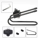 Soporte amortiguador para sillín de bicicleta con suspensión 165 × 85 mm capacidad de 230 kg estructura metálica para un viaje más cómodo en bicicleta 4