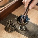 Soporte compacto para varitas de incienso y pequeños conos de incienso Soporte para pequeñas varitas de incienso Incienso para uso doméstico 2