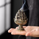 Soporte compacto para varitas de incienso y pequeños conos de incienso Soporte para pequeñas varitas de incienso Incienso para uso doméstico 5