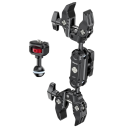 Soporte de abrazadera ajustable 23,5 × 8,5 cm Cabeza esférica con placa de liberación rápida Soporte para accesorios de foto y video 1