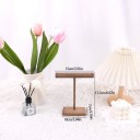 Soporte de madera para pulseras y relojes 15 × 17,7 cm Soporte de mesa para joyas de madera organizador de pulseras y cadenas 2