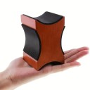 Soporte de mástil de guitarra de madera de doble altura para mantenimiento y reparación de guitarras. Soporte de mástil de instrumento de madera roja. 2