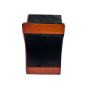 Soporte de mástil de guitarra de madera de doble altura para mantenimiento y reparación de guitarras. Soporte de mástil de instrumento de madera roja. 5