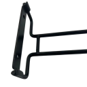 Soporte de pared de metal para copas de vino 30 x 10 x 4.7 cm soporte negro colgante para copas en la cocina y el bar 9