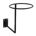 Soporte de pared metálico para casco soporte circular 13,5 cm placa de pared metal pintado altura 30 cm voladizo 16,5 cm para cascos de moto 4