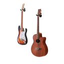 Soporte de pared para guitarra de metal en forma de U, gancho negro para colgar guitarra acústica y eléctrica, almacenamiento seguro de accesorios musicales. 5