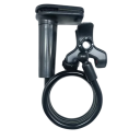 Soporte de plástico ajustable para teléfono móvil con un clip sólido y un cable flexible de 12 mm para una fácil fijación y una sujeción estable. 4