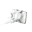 Soporte de plástico ajustable para teléfono móvil con un clip sólido y un cable flexible de 12 mm para una fácil fijación y una sujeción estable. 1