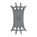 Soporte de teléfono de silicona universal para bicicleta, motocicleta o cochecito, soporte giratorio de 360° para manillares para GPS 2