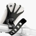 Soporte de teléfono de silicona universal para bicicleta, motocicleta o cochecito, soporte giratorio de 360° para manillares para GPS 6
