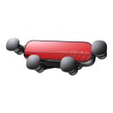 Soporte de teléfono gravimétrico para coche para rejilla de ventilación Universal para teléfonos inteligentes Clip de acero al carbono 6