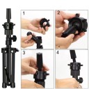Soporte de trípode para cabezas de pelucas con extensión de 57 cm Soporte para cabeza de entrenamiento para peluquería, ajustable 3