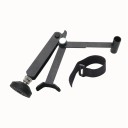 Soporte elevador universal para moto con altura ajustable de 31 a 38 cm Base antideslizante Soporte lateral plegable 8