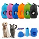 Soporte para bolsas de desechos de perros con forma de pata 1