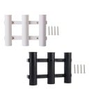 Soporte para cañas de pescar 3 posiciones soporte ligero de plástico aproximadamente 31 × 22,5 cm organizador portátil para equipo de pesca 1