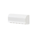 Soporte para cepillo de dientes 13x5,5 cm Soporte de pared para pasta de dientes Organizador de baño de plástico Soporte práctico sin perforación para cepillos 1