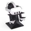 Soporte para gafas VR 21 x 24,6 x 17 cm con soporte para auriculares y dos ganchos para controladores para un almacenamiento ordenado de accesorios de juego en la mesa 3