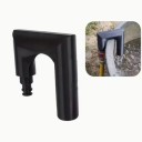 Soporte para herramientas de jardín con acoplamiento rápido de manguera 11 x 11,5 cm soporte colgante de plástico para pala, rastrillo y utensilios de jardín 4