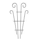 Soporte para plantas con espirales 40 × 30 cm soporte de jardín de metal para plantas trepadoras para guiar los brotes en macetas y en el jardín 1