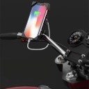 Soporte para teléfono de manillar con cargador USB 2