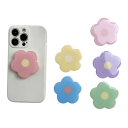 Soporte para teléfono móvil con flor 5,3 x 5,2 cm Para iPhone 16 Soporte decorativo para móvil Soporte de mesa elegante 2