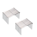 Soporte retráctil ajustable para utensilios y tapas 9 x 13 x 7.2 cm soporte de acero inoxidable para platos y utensilios de cocina 2