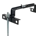 Soporte universal para batería de automóvil de hierro resistente con tornillos de montaje soporte ajustable para batería 230×135×195 mm accesorios para coches y camiones 3