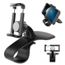 Soporte universal para salpicadero de coche con clip fijo para GPS y teléfono móvil, agarre estable, ángulo ajustable, soporte antideslizante. 4