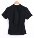 Sort bluse til kvinder 2