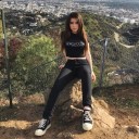 Sort dame crop top 5