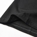 Sort dame-t-shirt med pailletter 3