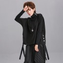 Sort damesweatshirt 2