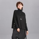 Sort damesweatshirt 4