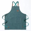 Șorț de bucătărie din bumbac 74x68 cm Șorț unisex pentru gătit, grătar, bar, restaurant, cafenea, studio, uniformă de lucru 6