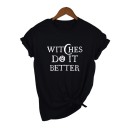 Sort gotisk t-shirt til kvinder 1