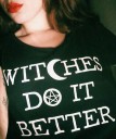 Sort gotisk t-shirt til kvinder 3