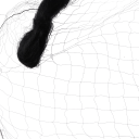 Sort nylon fuglenet 3 x 6 m Maske 1,5 x 1,5 cm Havenet til beskyttelse af træer, buske, blomsterbede, vinmarker, altaner og pergolaer 1