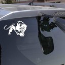 Sort panter bilklistermærke 3