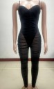 Sort sexet jumpsuit til kvinder 5