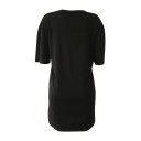 Sort T-shirtkjole 2