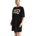 Sort T-shirtkjole 4
