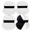 Sorte antiperspirantbind til armhulerne, 30 par 4