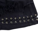 Sorte denimshorts til kvinder 5
